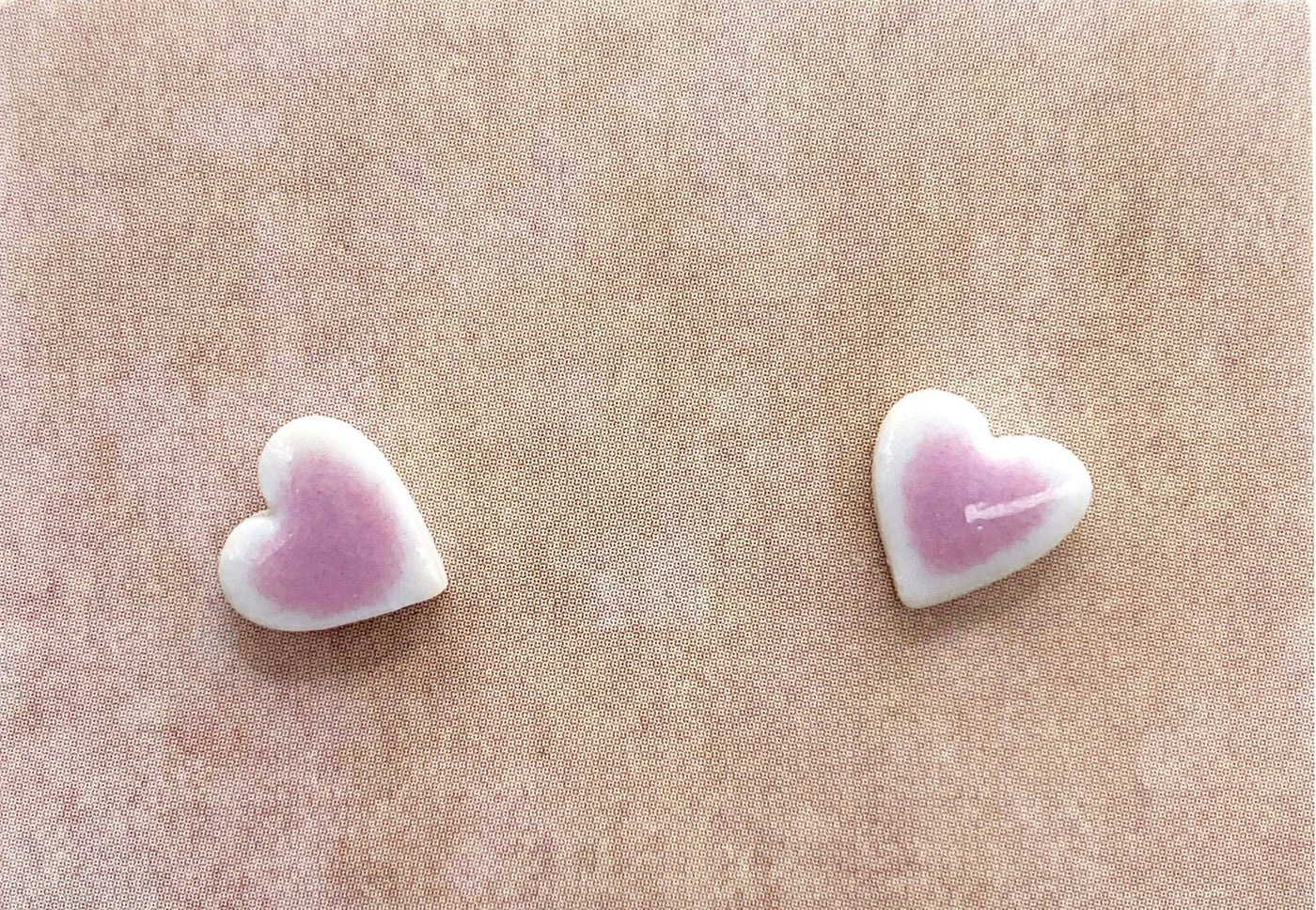 Studs - Tiny Heart - Purple