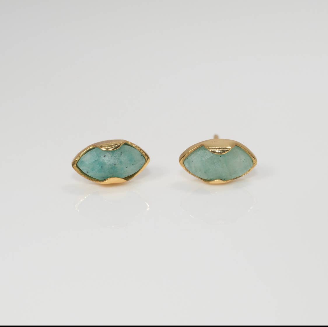 Amazonite  Hug Marquis studs