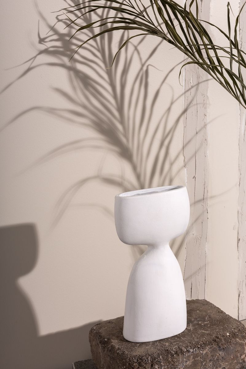 Abstract White Vase