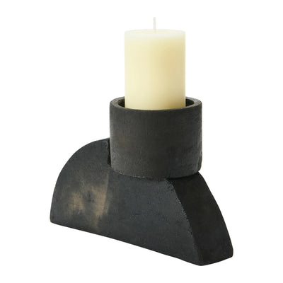 Noir Terracotta Planter / Tealight Holder - Horizontal