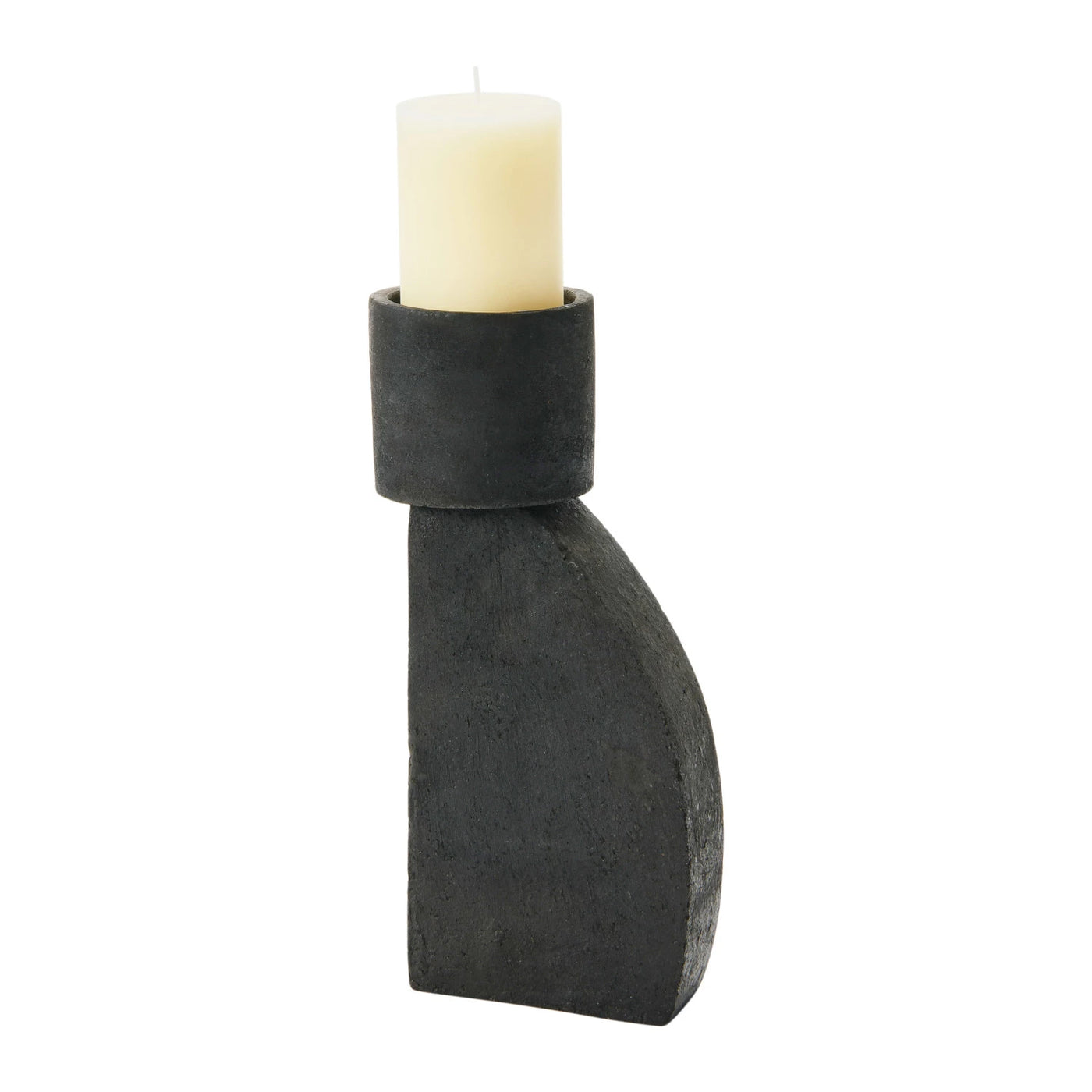 Noir Terracotta Planter / Tealight Holder - Vertical