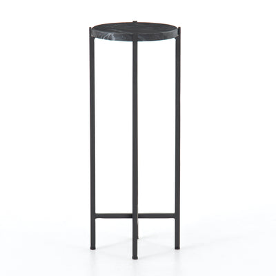 Black Marble Accent Table