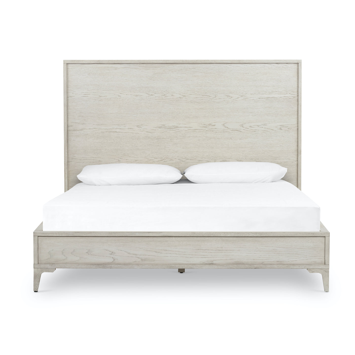 Vintage White Oak Queen Bed