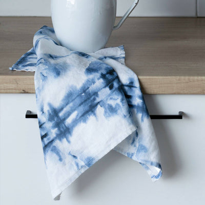 Linen Kitchen Towel: Tie Dye
