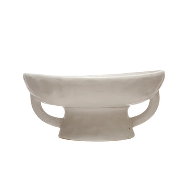 Footed Stoneware Bowl