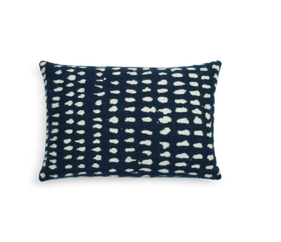 Navy Dots Pillow