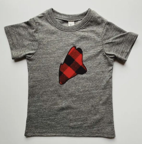 Maine Toddler Tee - Flannel